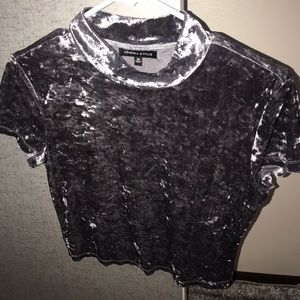Kendall and Kylie Velvet Top